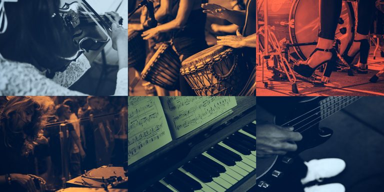 Use beautifully engaging images to make your music website pop