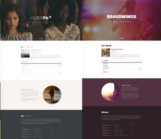 Brand new Website Template: Pulse