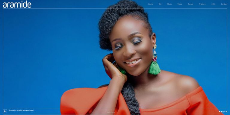 Web Design Inspiration: Singer Websites