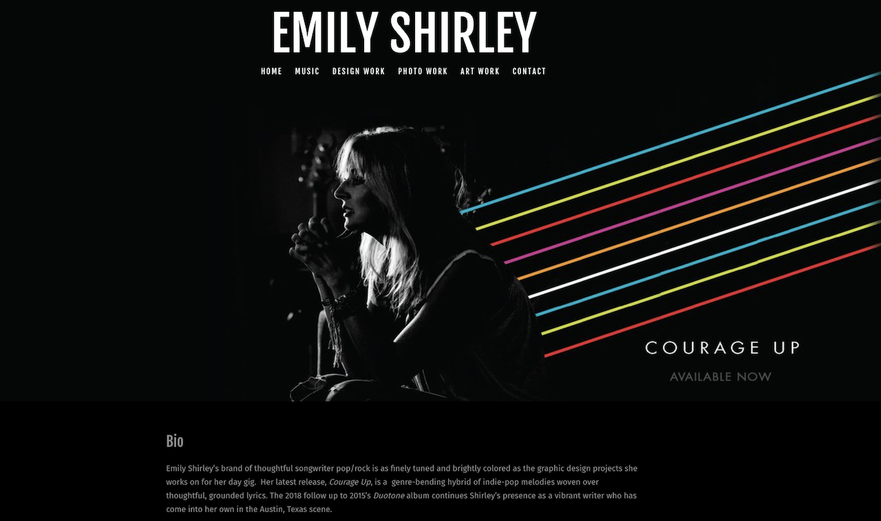 Website Design Inspiration: Best Singer-Songwriter Websites on Bandzoogle