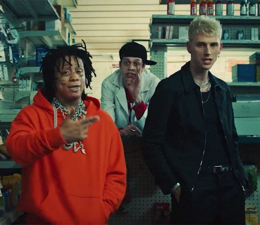 Machine Gun Kelly feat. Trippie Redd Premier ‘Candy’ Video: Watch Machine Gun Kelly - Trippie Redd - Pete Davidson - Candy - Music Industry Weekly