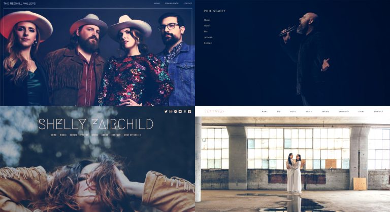 How to make a music website