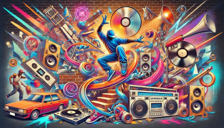 A blend of hip-hop and pop music culture