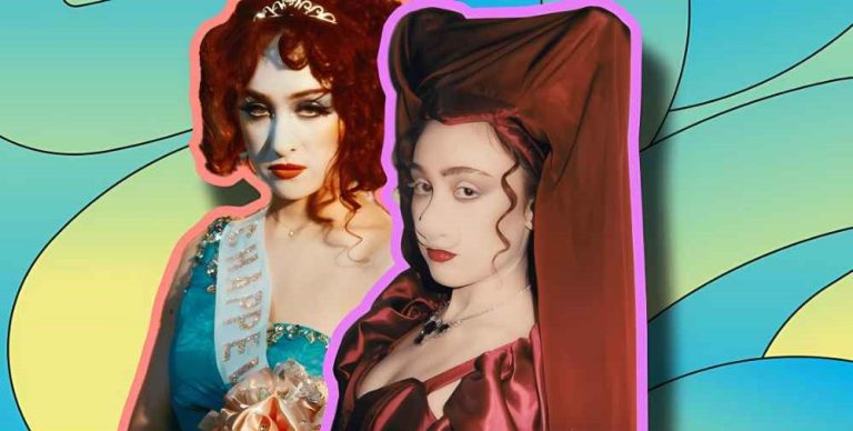 Chappell Roan performing Good Luck Babe live.