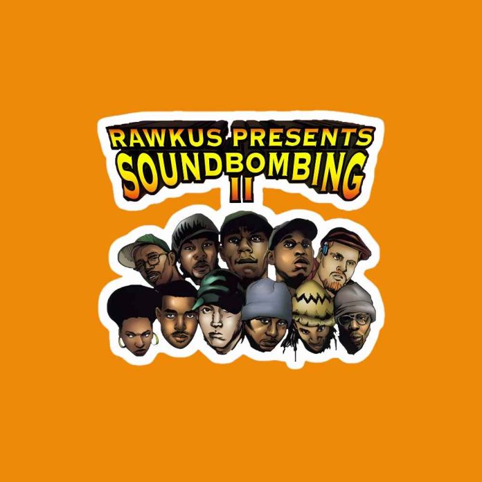 Soundbombing II album cover featuring key artists.