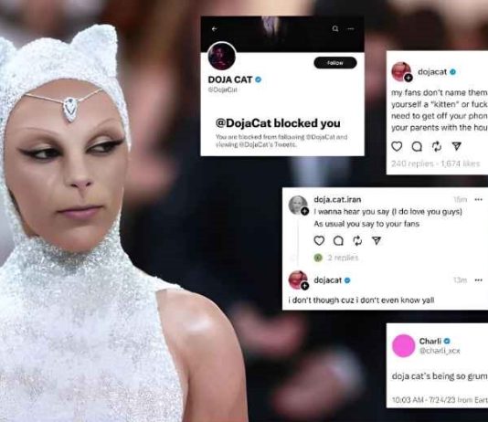 Doja Cat’s Love-Hate Relationship with Her Fans: A Dive into the Controversies Doja Cat performing live while addressing fans’ reactions and controversies