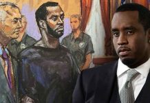 P Diddy in court amid sexual abuse allegations.