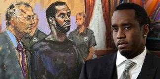 P Diddy in court amid sexual abuse allegations.