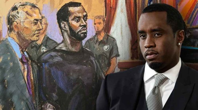 P Diddy in court amid sexual abuse allegations.