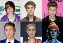 Justin Bieber over the years, reflecting on his journey through fame.